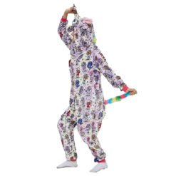 Colorful Adult Unicorn Onesie Kigurumi Pajamas Animal Costumes with Hooded