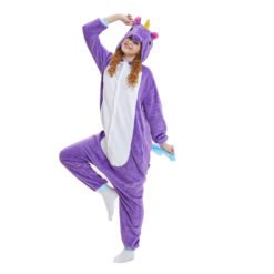 Purple Unicorn Onesie Kigurumi Adult Animal Costume Pajama