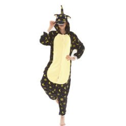 Yellow Star Unicorn Onesie Pajamas Unicorn Kigurumi for Adult