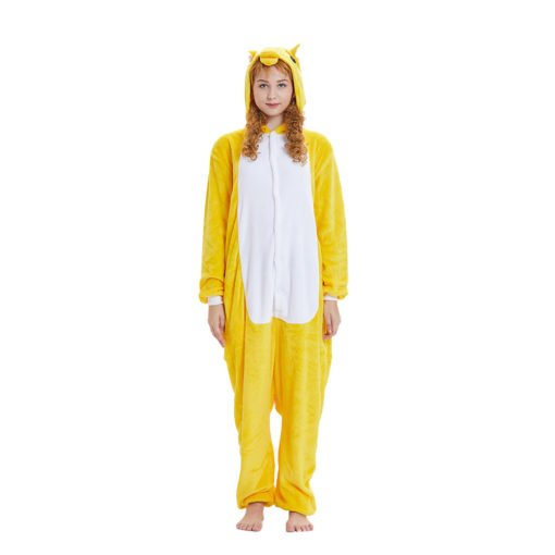 Yellow Unicorn Kigurumi Onesie Pajamas Animal Costumes For Women & Men