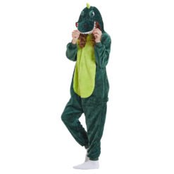 green dinosaur onesie