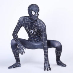black spiderman costume