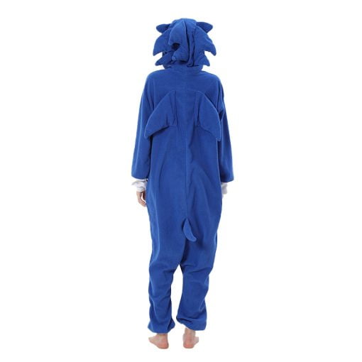 sonic hooded pajamas