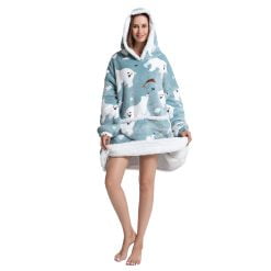 Ultra Plush Oversized Hoodie Blanket for Adults